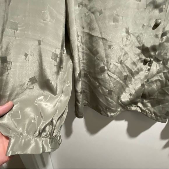 Vintage Feminine Office Secretary Whimsigoth Boho Fairy Grunge Boho Blouse L - Picture 5 of 8